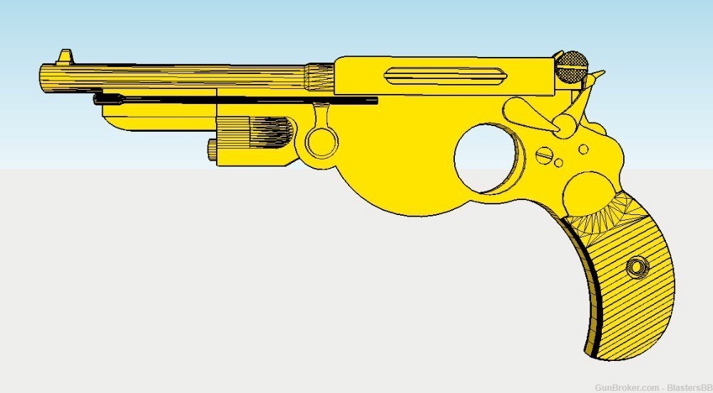 Bergmann 1894 No. 1 Pistol Replica - Historical Firearm Reproduction Prop-img-2