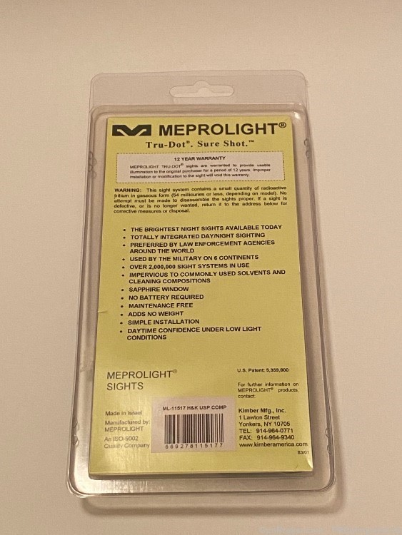 Meprolight ML 11517 for H&K USP Compact-img-1