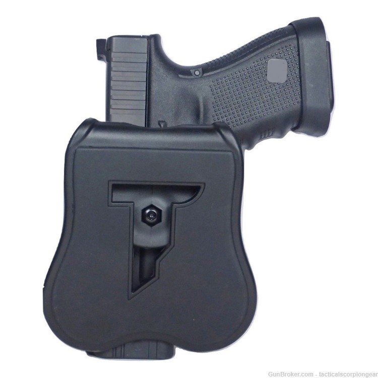 Fits Glock 43 Modular Level II Retention Paddle Holster-img-4