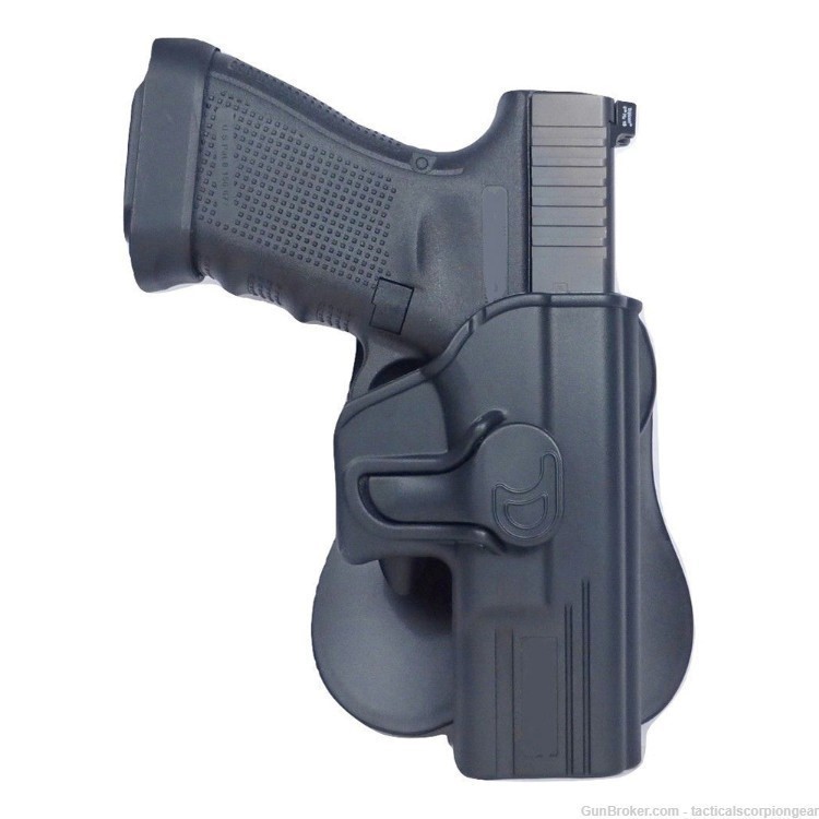 Fits Glock 43 Modular Level II Retention Paddle Holster-img-0