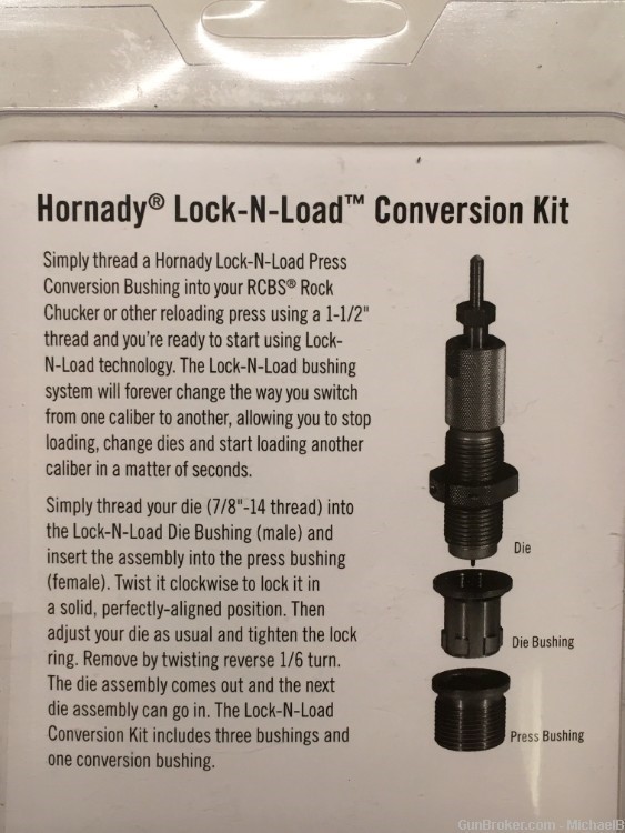 Hornady Lock-N-Load Press and Die Conversion Bushing Kit 044099-img-2