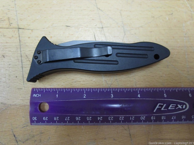 Smith & Wesson Automatic Knife, 3.5" Tanto Blade (SW1250TAS)-USA (1/2 Serr)-img-5