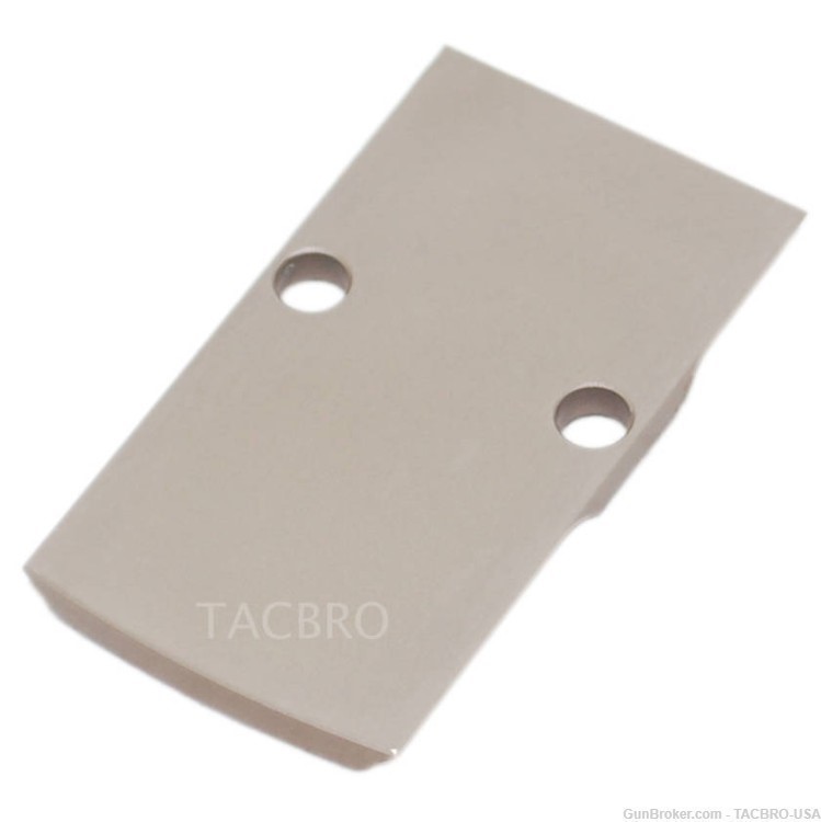 TACBRO Tan Engraving Star Flag RMR Cut Slide Cover Plate For Glock 17 19 26-img-2