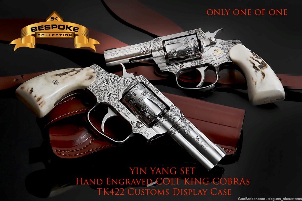 TWO GUN SET. YIN-YING COLT KING COBRAS,  ART AND ENGINEERING MEET METAL-img-0