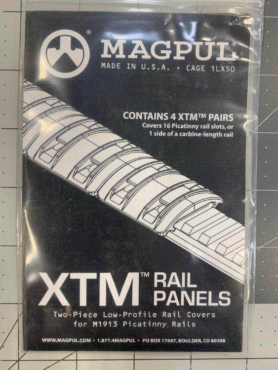 Magpul XTM Rail Panels MAG410-BLK Black-img-0