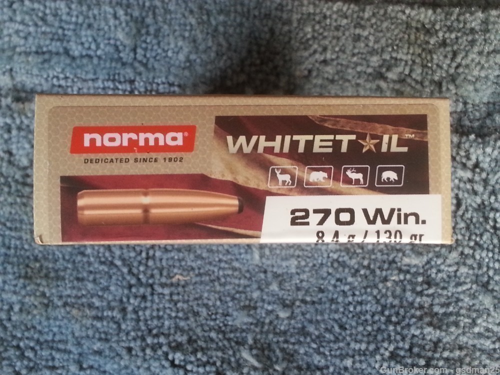 Norma 270 Whitetail 130 GR SP One Box-img-0