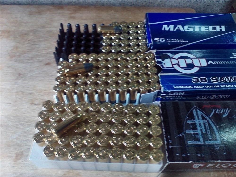 38 Short Magtech Fiocchi & Smith&Wesson 145 gr ammo-img-3