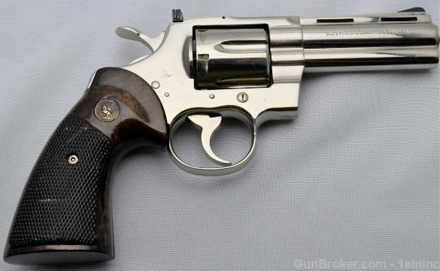 Colt Python 4” 1974 Nickel-img-4