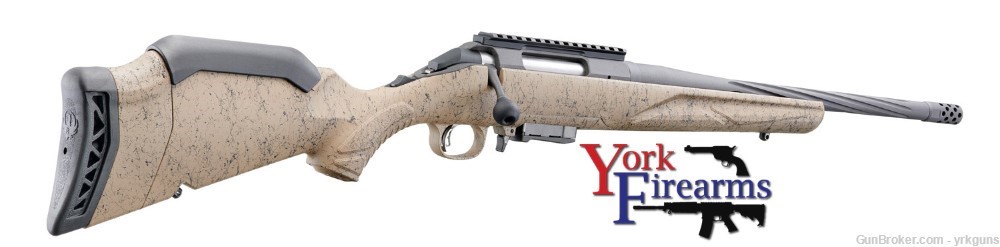 Ruger American 7.62x39 16" FDE/Cobalt Generation II Ranch Rifle NEW 46921-img-2