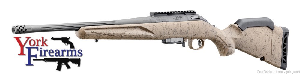 Ruger American 7.62x39 16" FDE/Cobalt Generation II Ranch Rifle NEW 46921-img-3