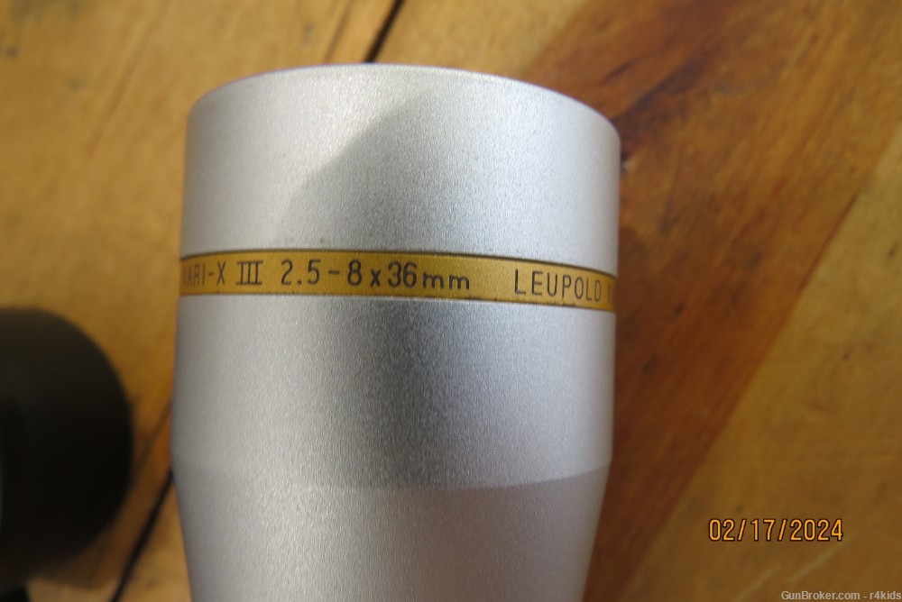 Leupold VARI-X III 2.5-8x36mm Silver Stainless Finish MIL DOT Reticle-img-13