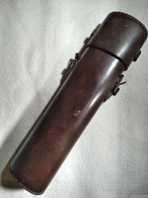 Leather scope case for removable rifle scope, German-img-1