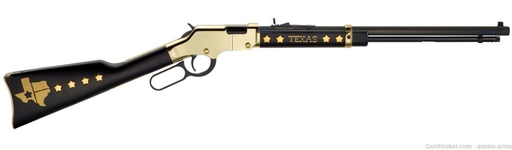Henry Golden Boy Texas Tribute Edition .22 LR 21" Octagon Blued H004TX-img-1