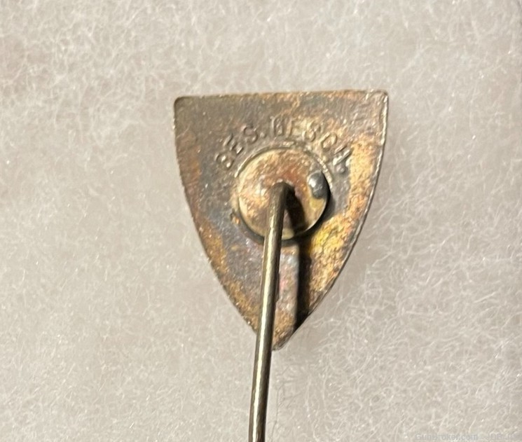 WW2 German Swastica Iron Cross Shield Stick Pin -img-4