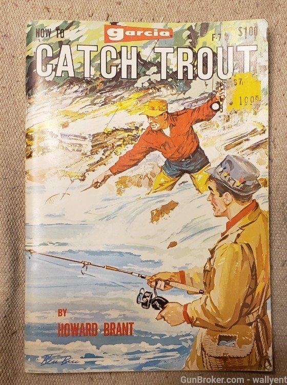 How To Catch Trout by Howard Brant 1968 Garcia Book Manual Fly Fish Bait -img-0