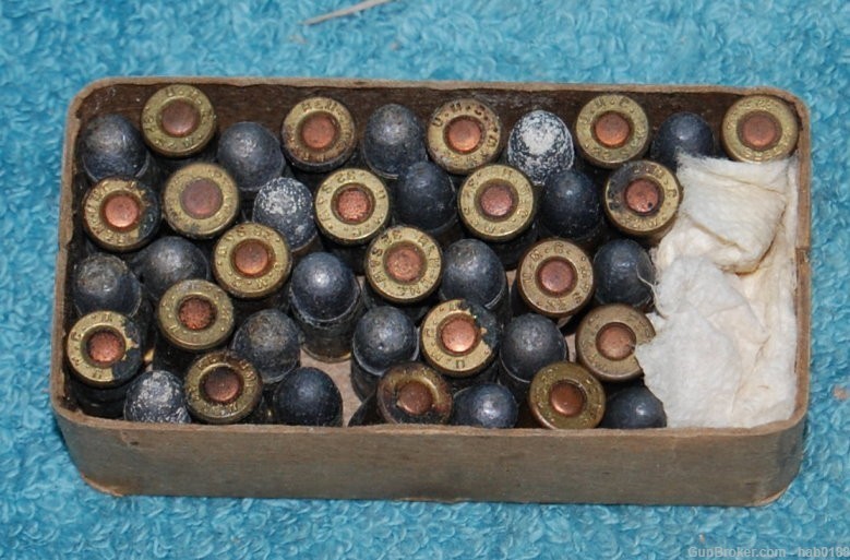 Vintage Partial 2 Piece Box of Peters 32 S&W Central Fire Rifle Cartridges -img-6