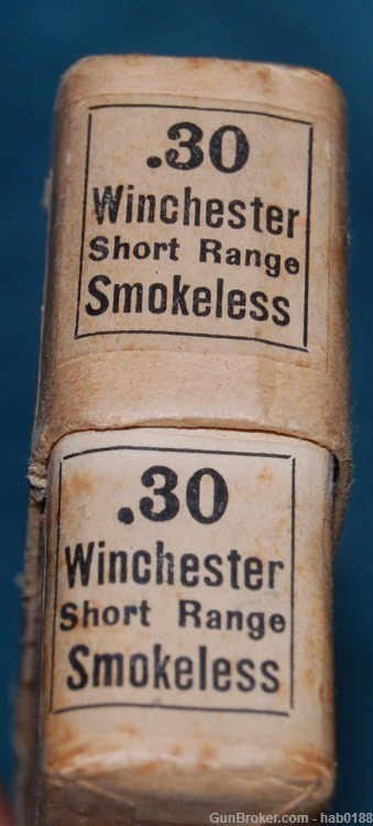Scarce Full 2 Piece Box of 30 Winchester Short Range w/ 117 gr Lead -img-1