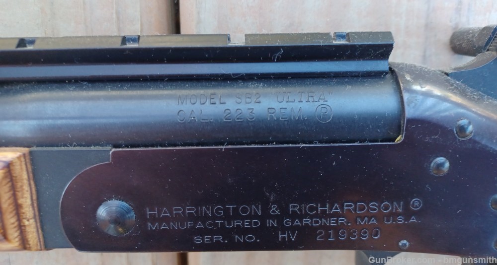 Harrington & Richardson Model SB2 "Ultra" .223 REM-img-5
