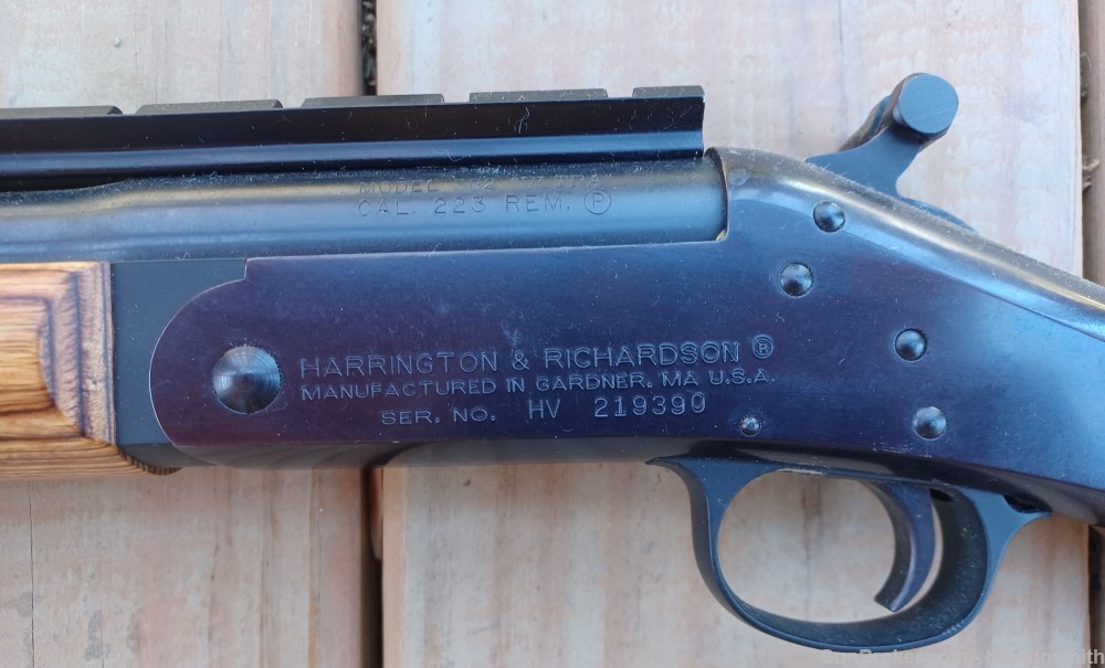 Harrington & Richardson Model SB2 "Ultra" .223 REM-img-4
