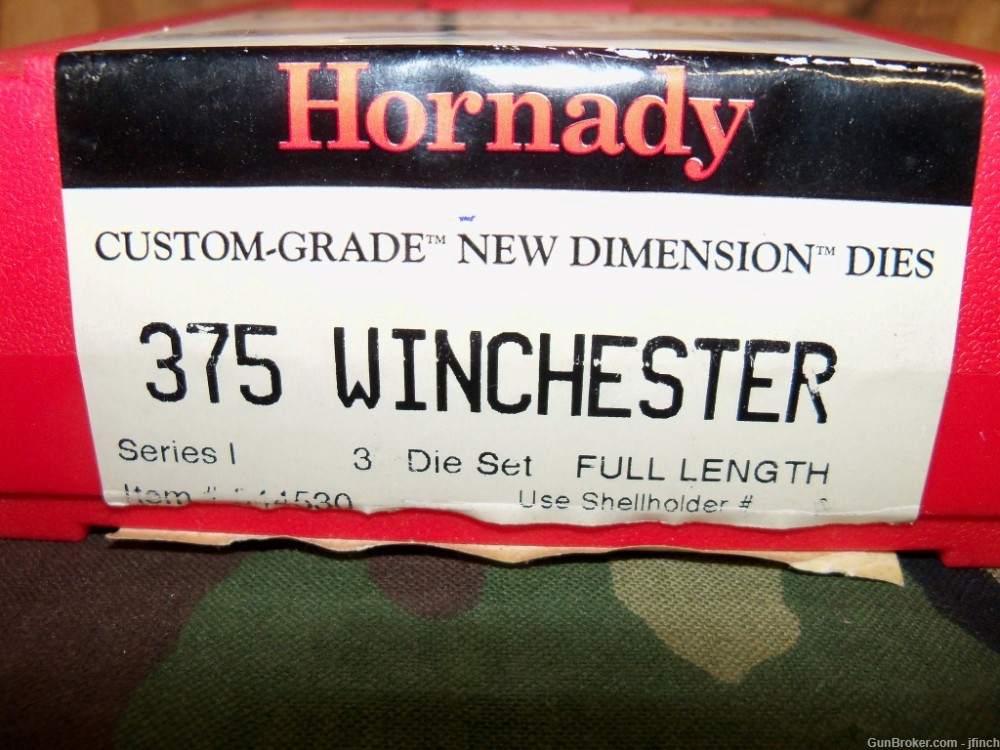 Hornady C.G.N.D. 375 Winchester Die Set-img-1