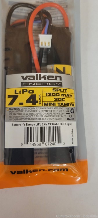 Valken Airsoft Battery 7.4 volts-img-1