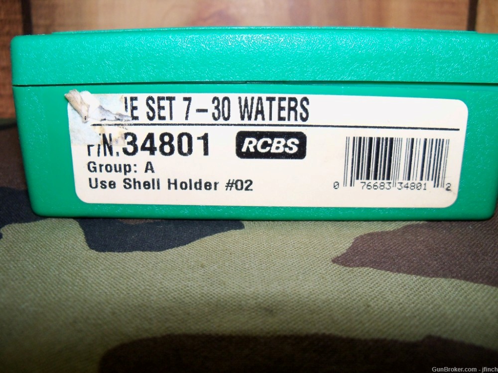 RCBS 7X30 Waters Die Set-img-1