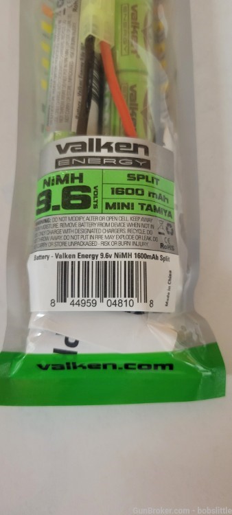 Valken Airsoft Battery 9.6 volt-img-1