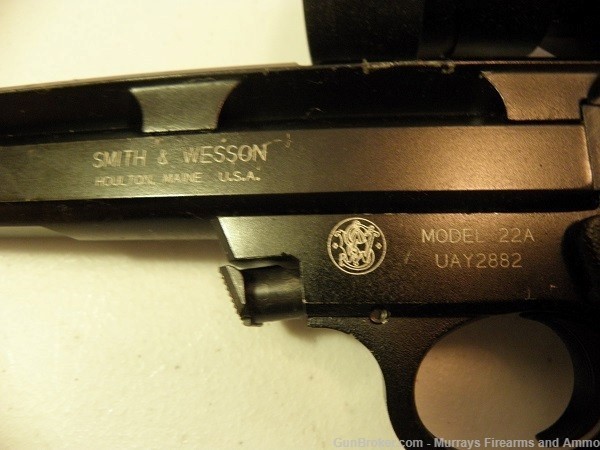 Smith and Wesson Model 22A 22LR w/ Bushnell Red Dot-img-0