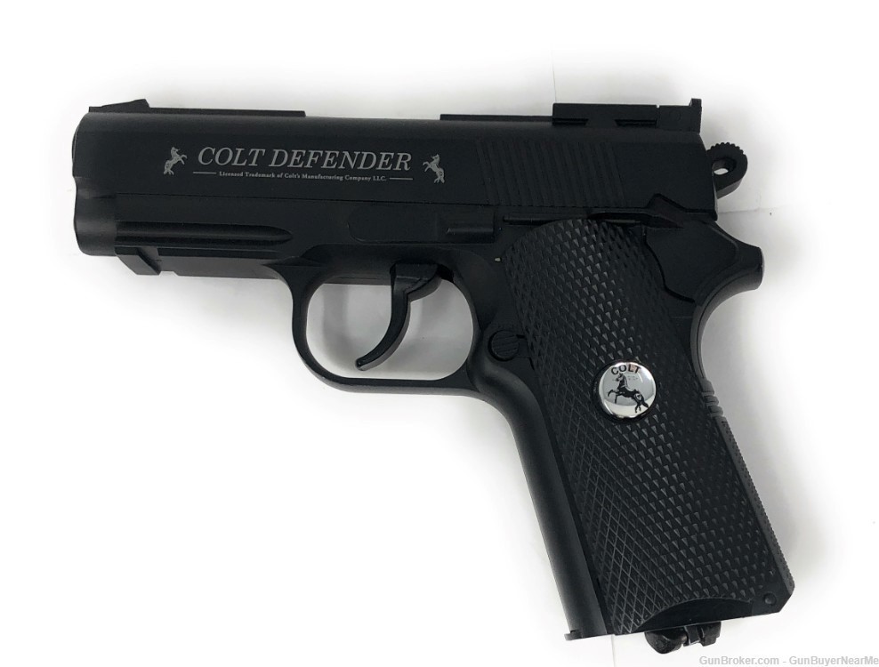 Colt Defender Semi Automatic Metal Frame .177 Caliber BB Gun Air Pistol-img-0