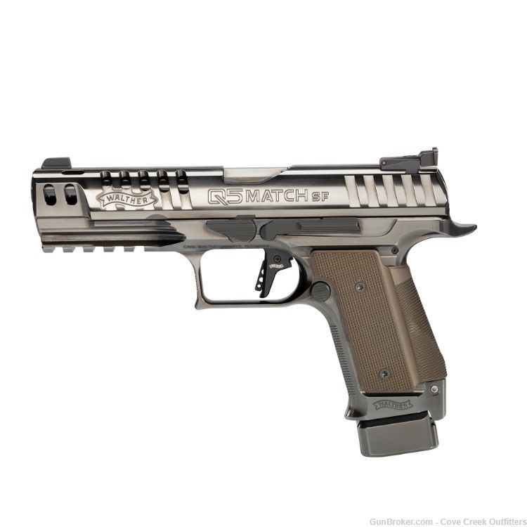 Walther PPQ Q5 Match SF 9mm Black Diamond Edition 2844524 Free 2nd Day Air -img-0