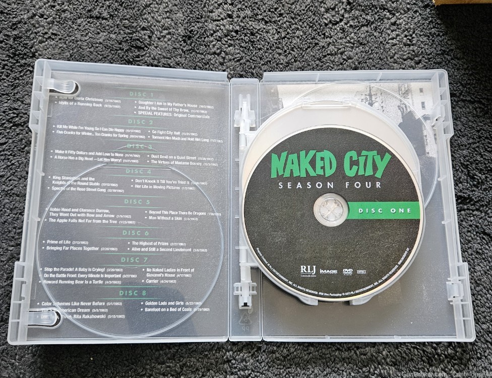 NAKED CITY COMPLETE SERIES 29-DVD SET POLICE CRIME DRAMA NYC 50s 60s RLJ -img-13