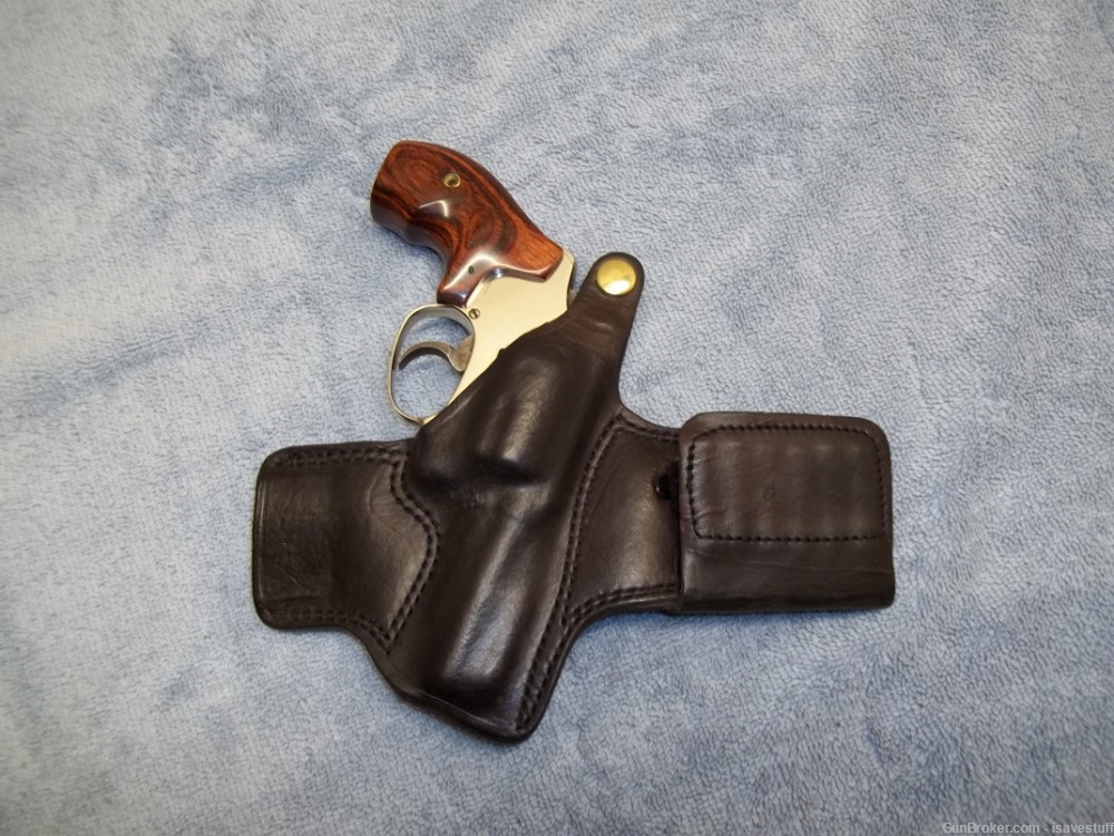 S&W 36 Taurus 85 HOLY GRAIL? NOS Desantis SHELLHAMMER SPECIAL R/H Holster -img-1