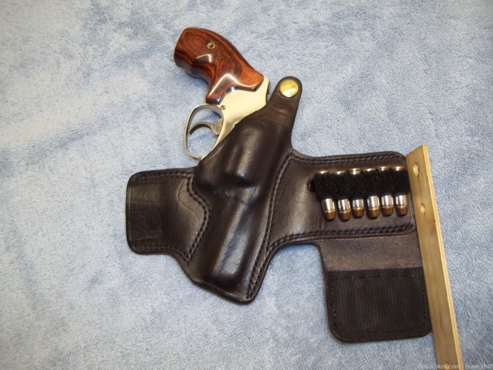 S&W 36 Taurus 85 HOLY GRAIL? NOS Desantis SHELLHAMMER SPECIAL R/H Holster -img-0