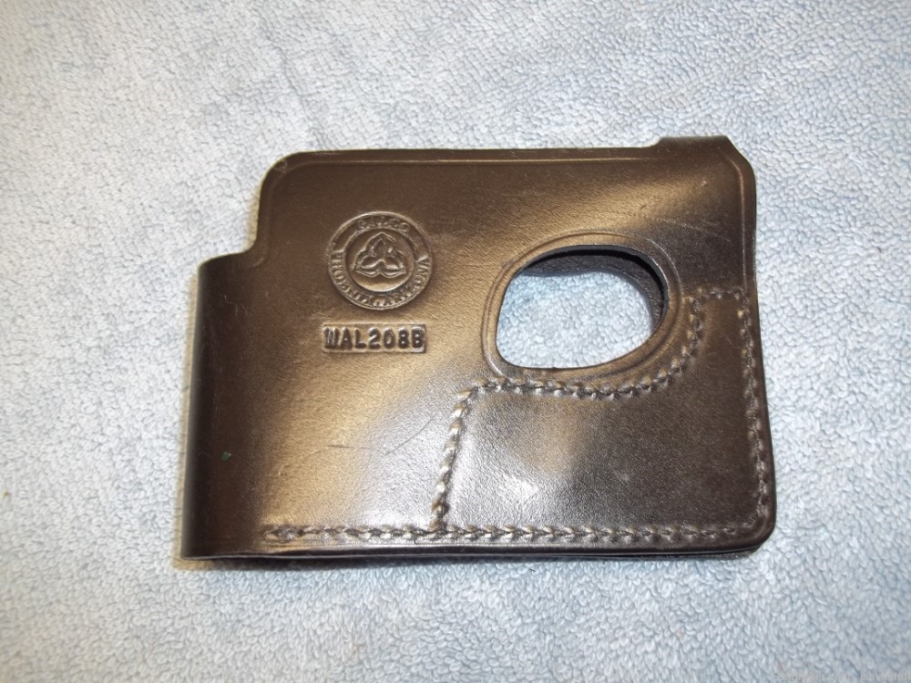 Vintage Galco Pocket Wallet Leather Holster Beretta 21A  Bobcat .22LR-img-1