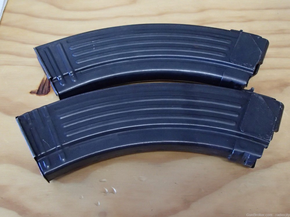 TWO All Steel SKS 7.62 magazines 30 rounds-img-0
