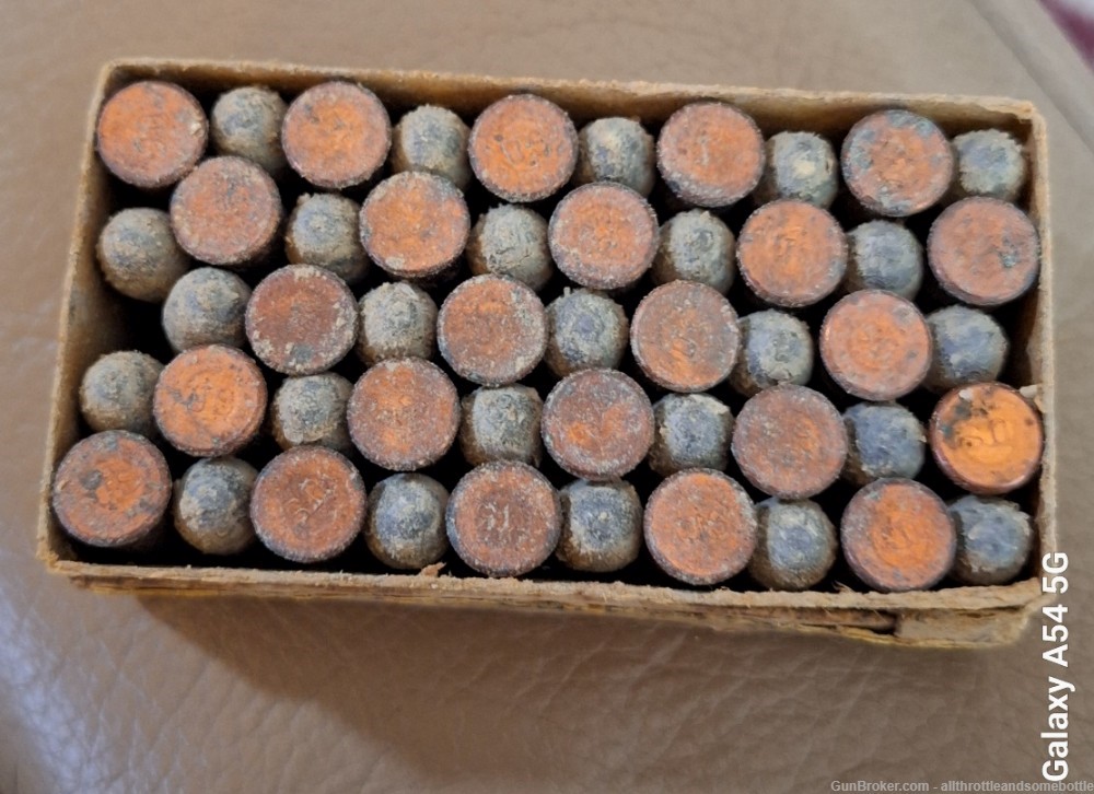 (49) rounds 30 long Rim Fire U.S Cartridge Co. in Original box-img-8