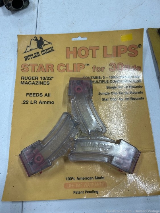 Butler Creek hot lips star clip Magazines for Ruger Fits 10/22  NEW-img-0
