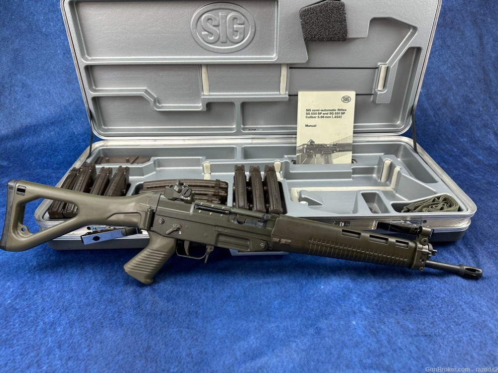 TIME CAPSULE Sig 551-2 SP Pre-Ban with Meili case and original shipping box-img-10