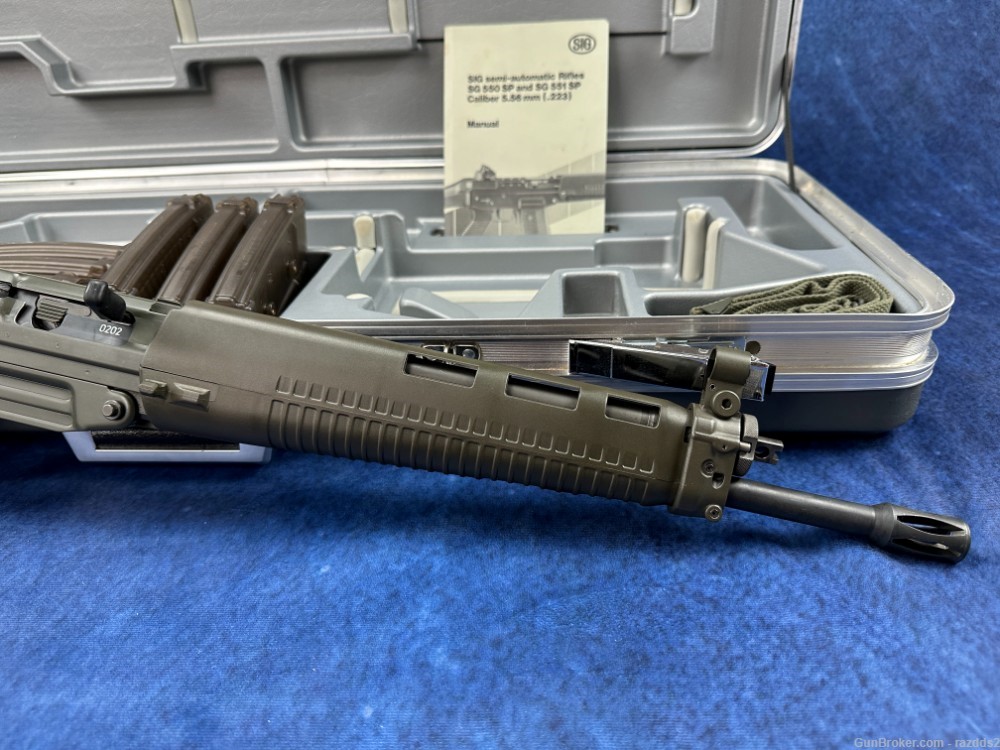 TIME CAPSULE Sig 551-2 SP Pre-Ban with Meili case and original shipping box-img-13