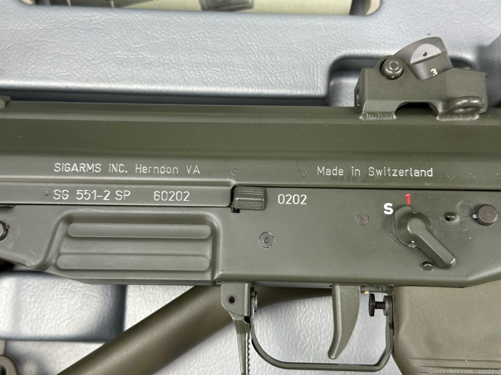 TIME CAPSULE Sig 551-2 SP Pre-Ban with Meili case and original shipping box-img-4