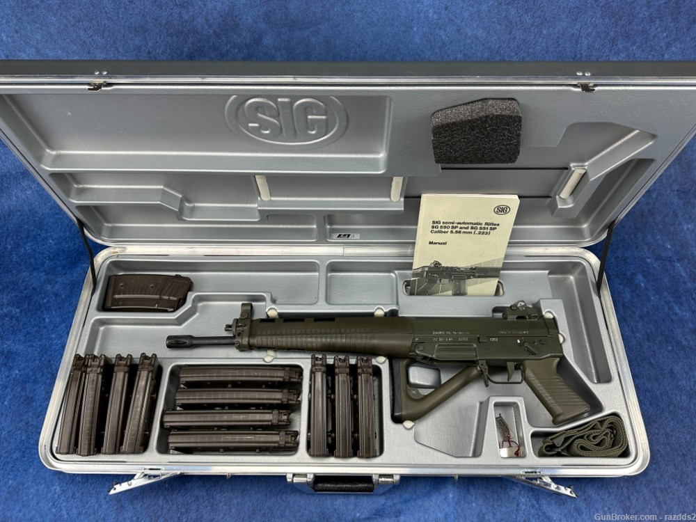 TIME CAPSULE Sig 551-2 SP Pre-Ban with Meili case and original shipping box-img-1
