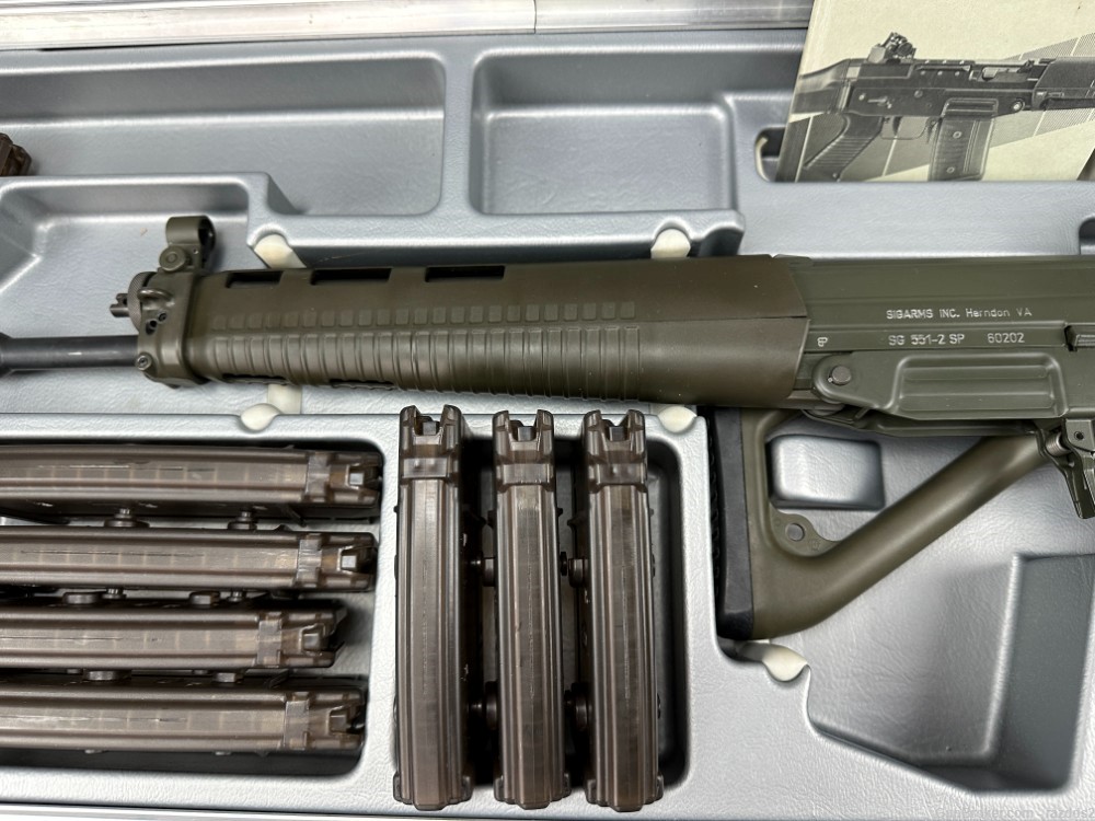 TIME CAPSULE Sig 551-2 SP Pre-Ban with Meili case and original shipping box-img-5