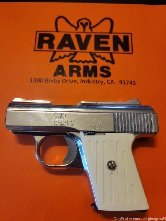 Raven / Phoenix Arms MP25, MP-25, P25, P-25 Faux Grooved Grips (Sliding Saf-img-3