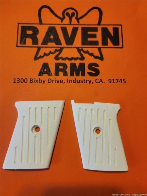 Raven / Phoenix Arms MP25, MP-25, P25, P-25 Faux Grooved Grips (Sliding Saf-img-1