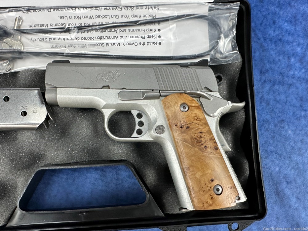 Kimber 1911 Stainless Ultra Carry in 45ACP with box and papers-img-1