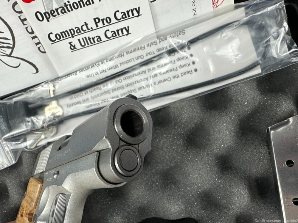 Kimber 1911 Stainless Ultra Carry in 45ACP with box and papers-img-8