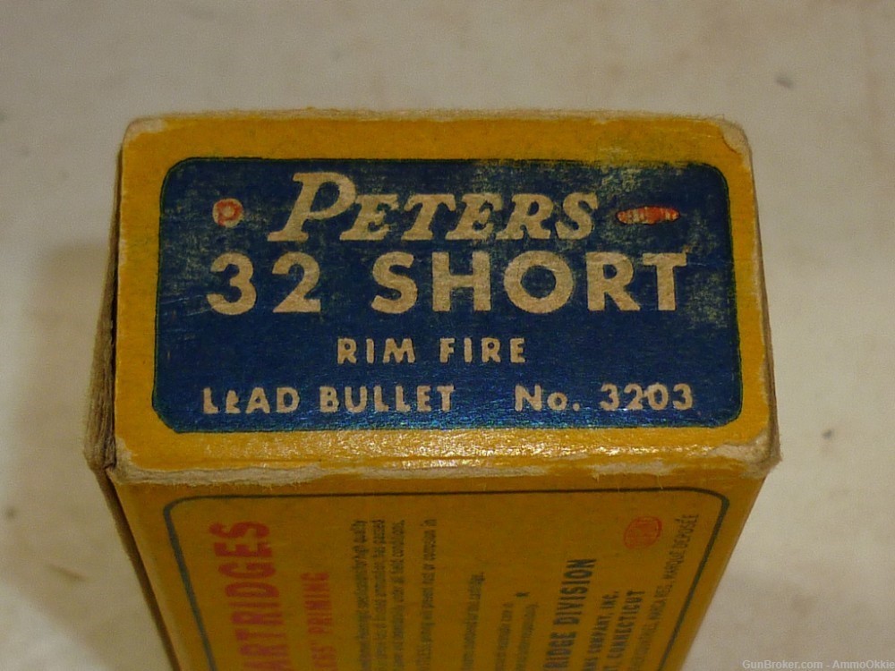 5rd - 32 SHORT RIM FIRE - PETERS RUSTLESS -1940s - Short Rimfire-img-3