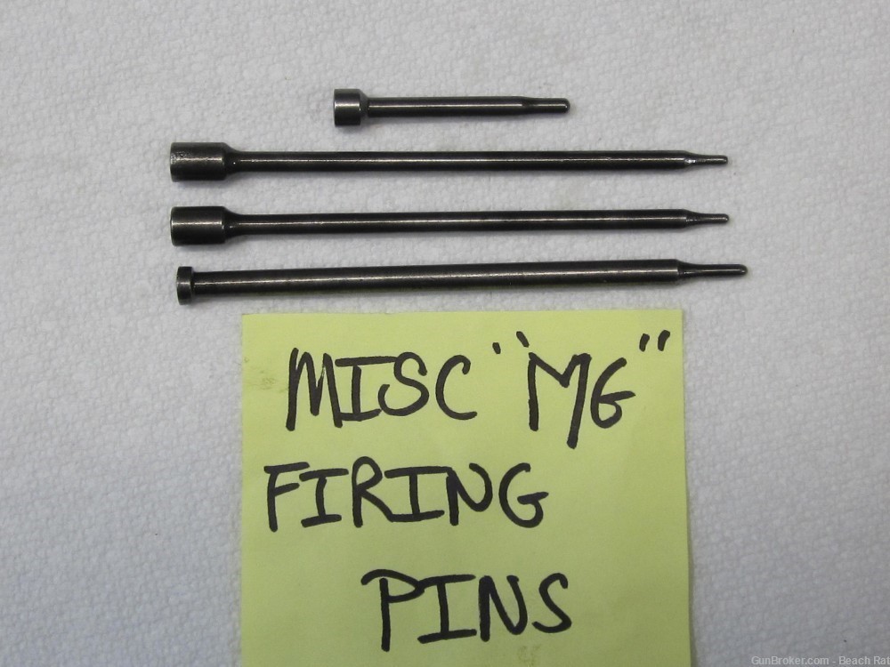 Machine Gun Firing Pins, Rare Misc. 4 pc. Collection. New Old Stock-img-1