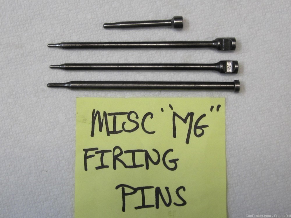 Machine Gun Firing Pins, Rare Misc. 4 pc. Collection. New Old Stock-img-0