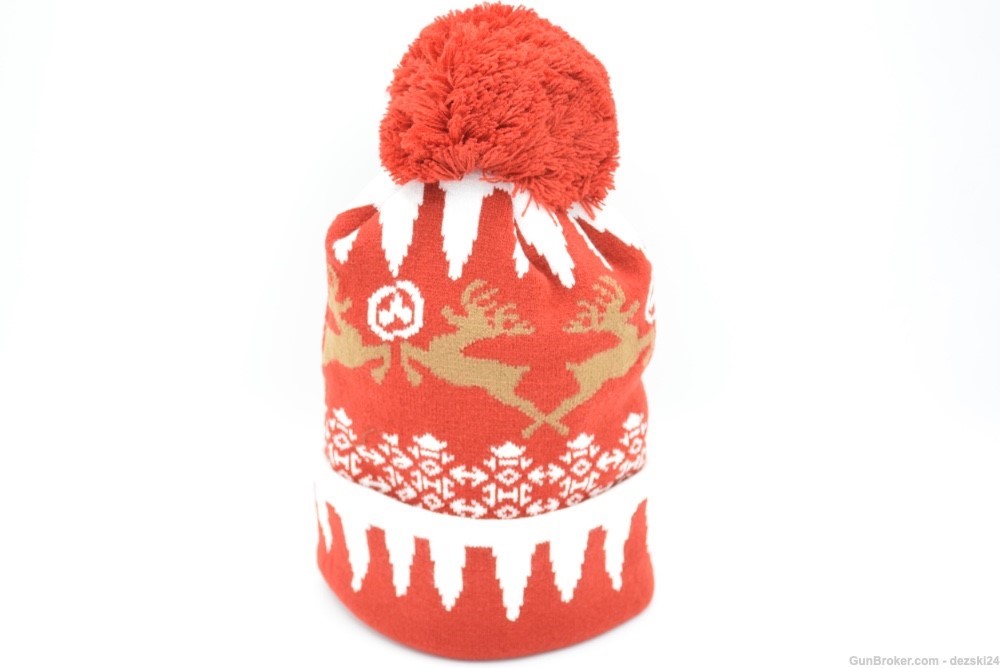 MAGPUL UGLY CHRISTMAS BEANIE HAT/CAP FACTORY RED/WHITE/BROWN REINDEER 2023-img-5